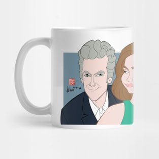 The Doctor and Clara Mug